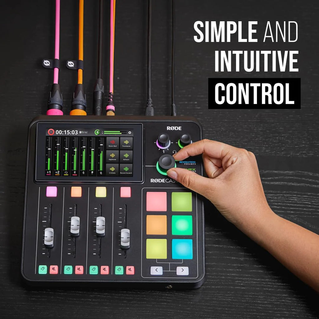 All-in-One Production Solution for Podcasting, Streaming, Music Production and Content Creation,Black(RCP II/Black)