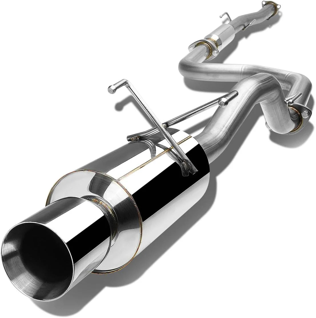 CBE-HC922-NRT Stainless Steel Cat Back Exhaust System [Compatible with 92-00 Honda Civic Coupe/Sedan]