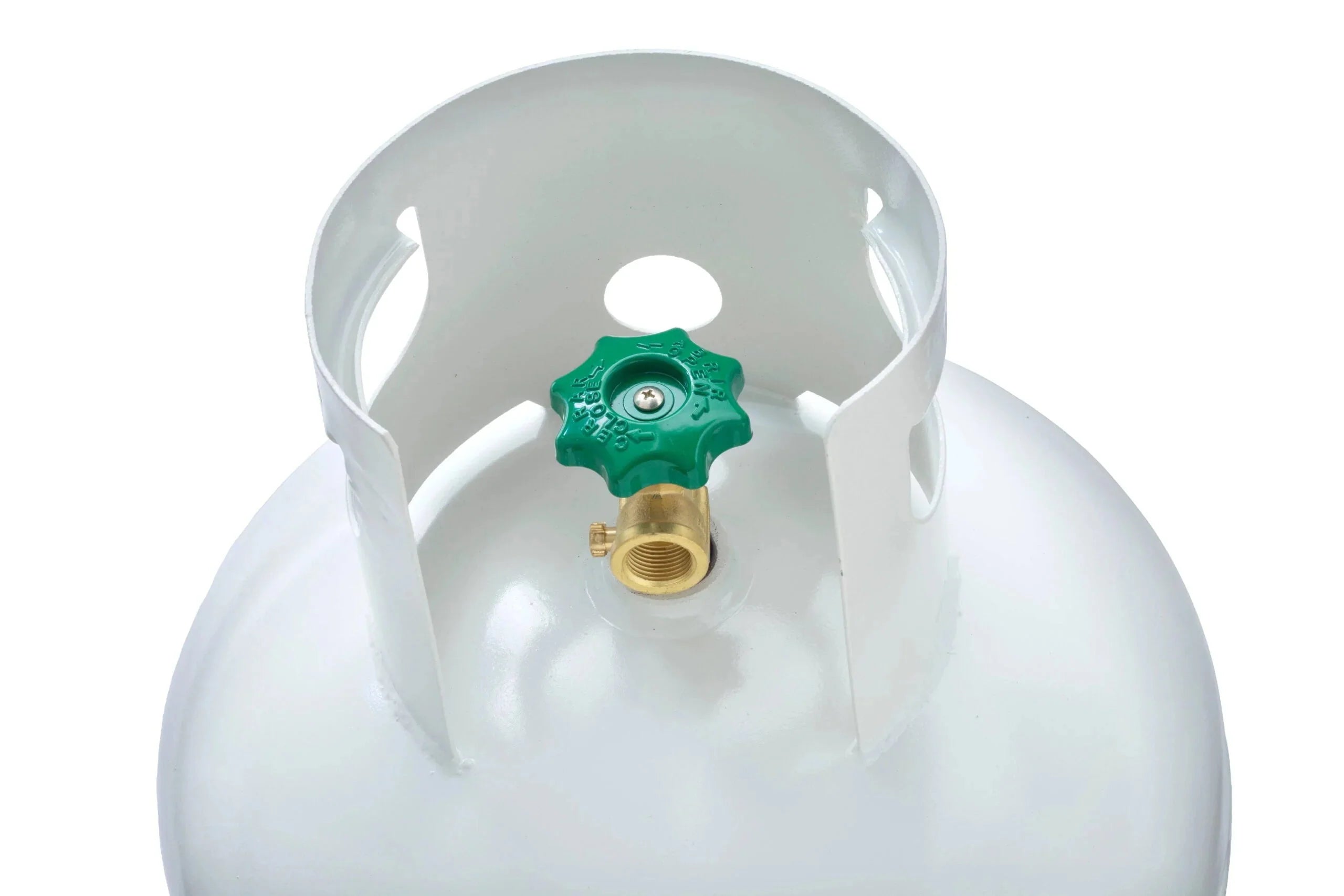 100 lb Steel Propane Cylinder POL Valve (Ships Empty)