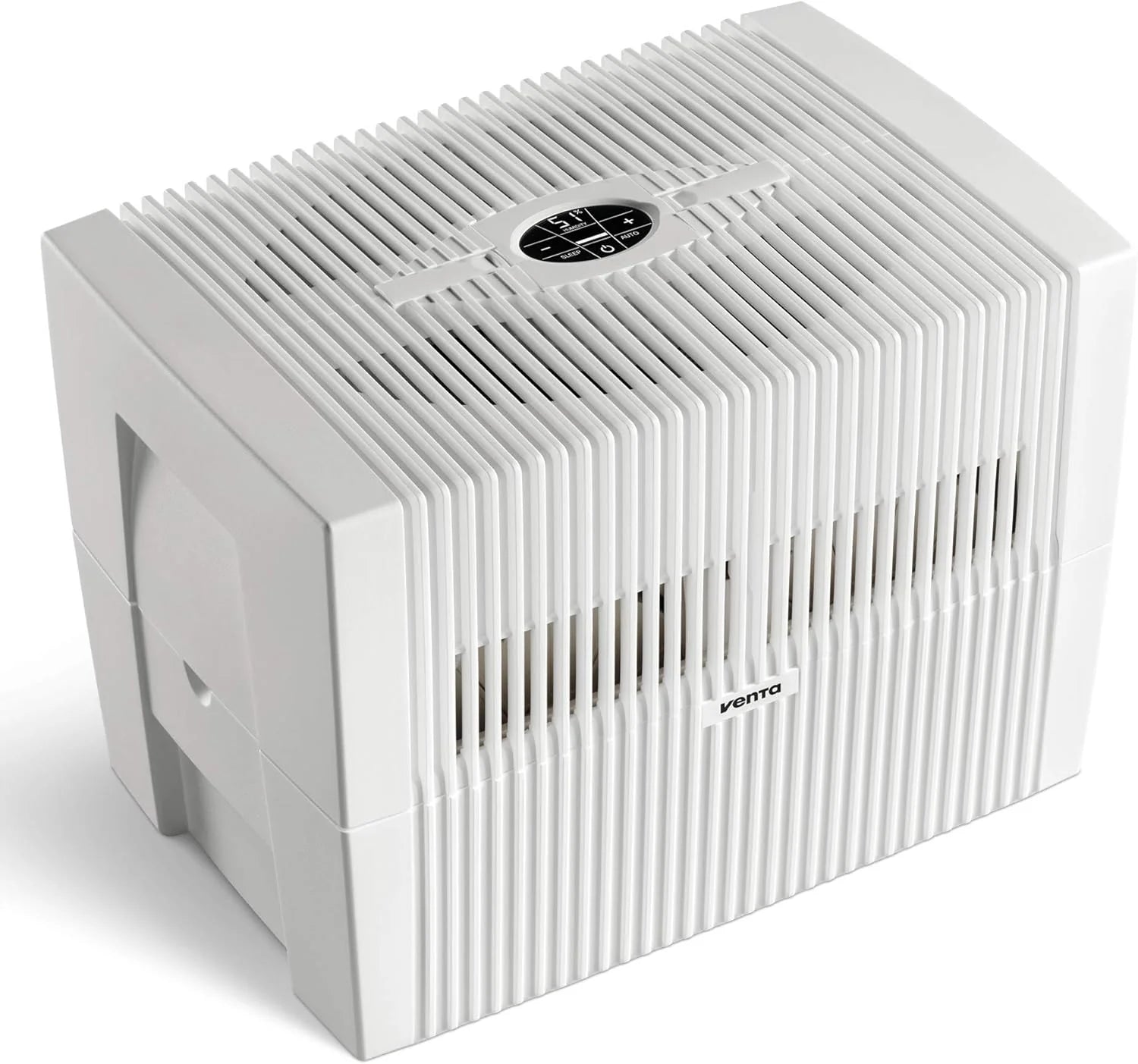 Black Humidifier - Filterless evaporative humidifier for spaces up to 645 square feet(645 ft2/Black)