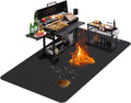 90x52 Inch Under Grill Mat for Outdoor Grill, Fireproof  Waterproof(76 x 52 inches)