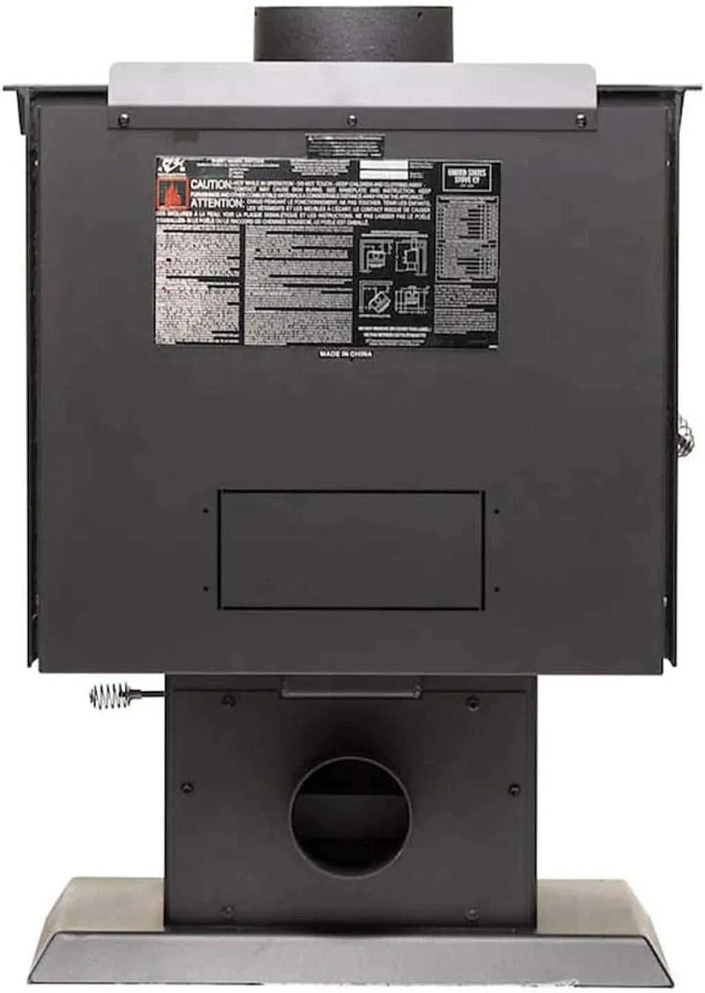 Ashley Hearth AW1120E-P 1200 Sq. Ft. Pedestal Wood Stove