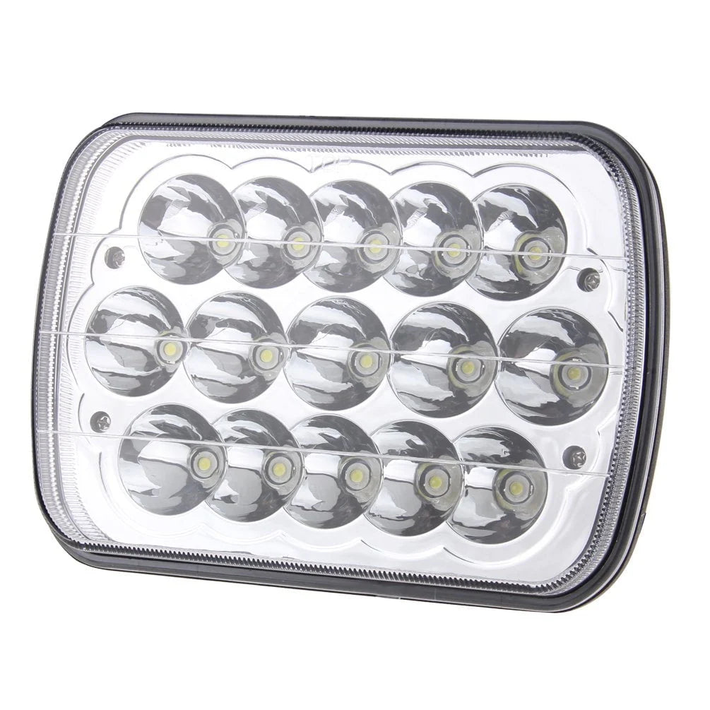 5x7 7x6 LED High/Low Seal Beam H4 9003 Plug 6054 H5054 for Jeep Wrangler YJ XJ GMC Ford Truck Cherokee Chevrolet Toyota Nissan Dodge (2 / set)