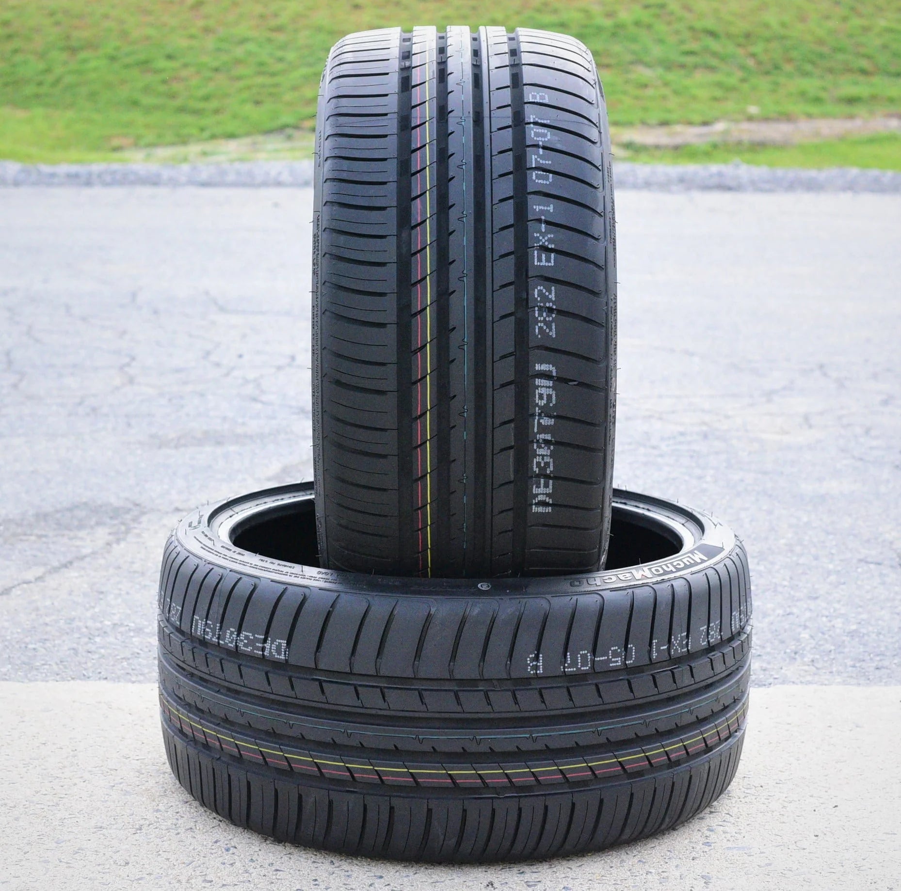 A set of four (four) 255/35R19 ZR 96Y XL full season performance tires fit: 2013 Audi A4 Quattro Premium Plus, 2009-14 Audi A4 base
