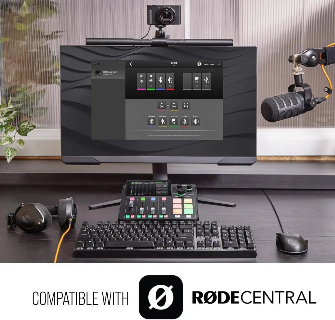 All-in-One Production Solution for Podcasting, Streaming, Music Production and Content Creation,Black(RCP II/Black)