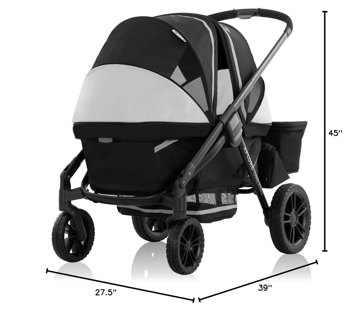 Evenflo Pivot Xplore All-Terrain Stroller Wagon (Wayfarer Black)(Pivot Xplore/Ranger Green)