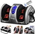 Shiatsu Foot Massager with Heat-Foot Massager Machine for Neuropathy, Plantar Fasciitis and Pain Relief-Massage Foot, Leg, Calf, Ankle with Deep Kneading Heat Therapy, Gift for Mother's Day(Gray)