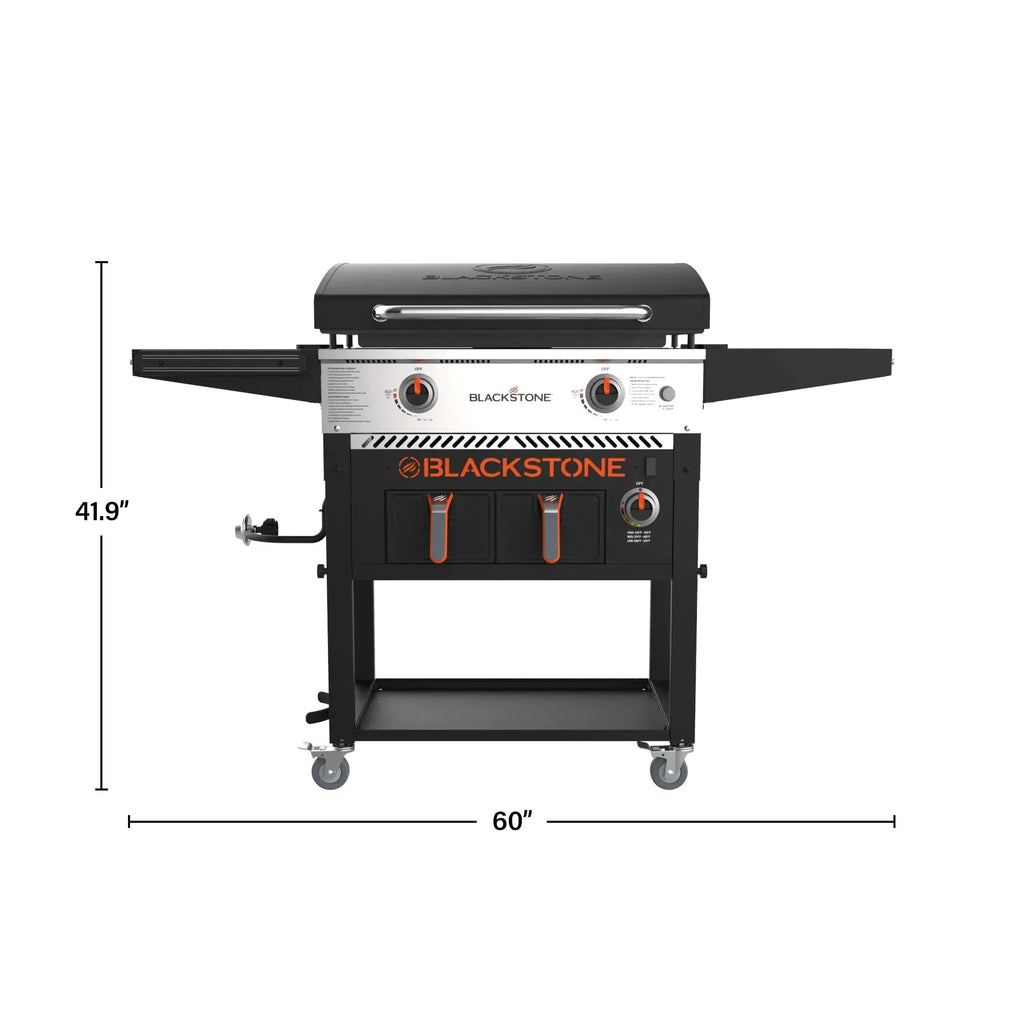 Clearance SaleBlackstone 2-Burner 28" Griddle with Electric Air Fryer and Hood