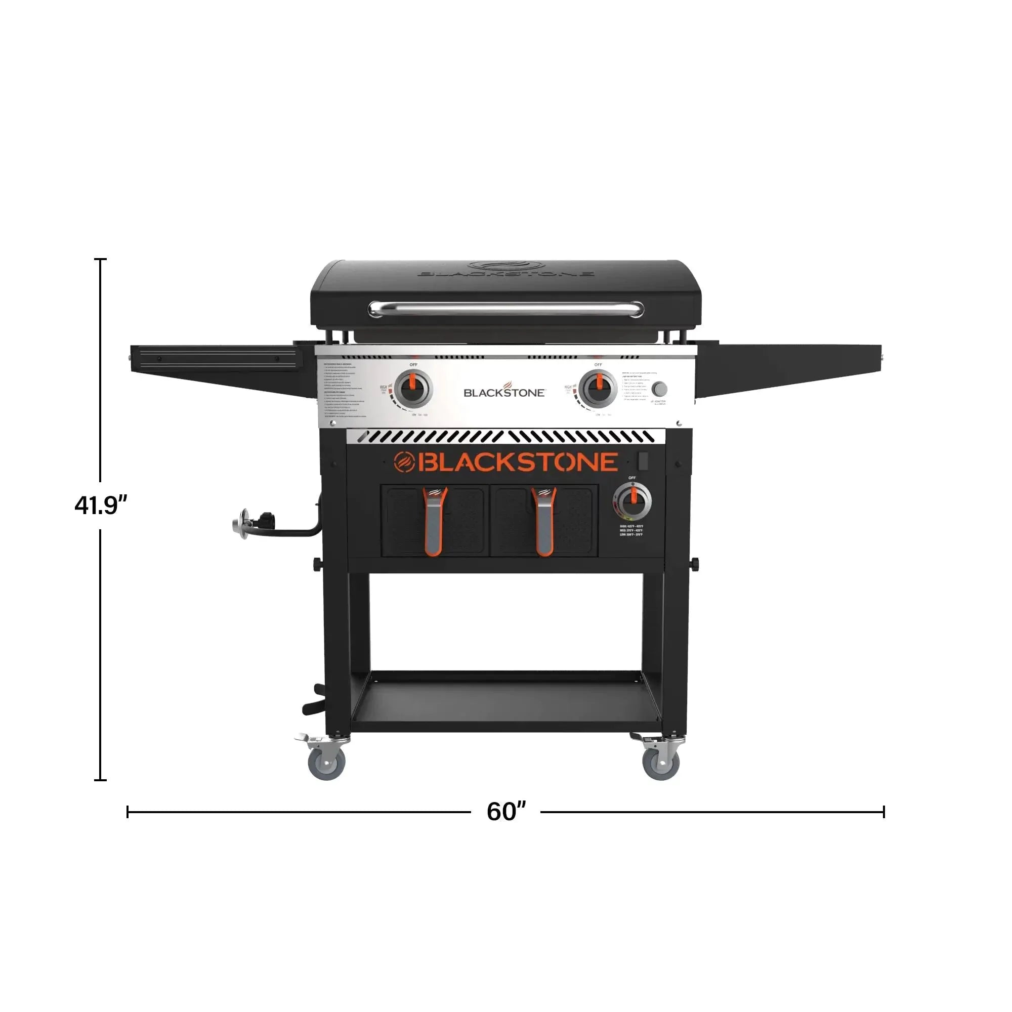Clearance SaleBlackstone 2-Burner 28" Griddle with Electric Air Fryer and Hood