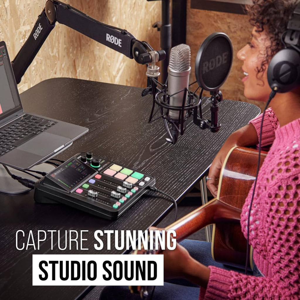 All-in-One Production Solution for Podcasting, Streaming, Music Production and Content Creation,Black(RCP II/Black)