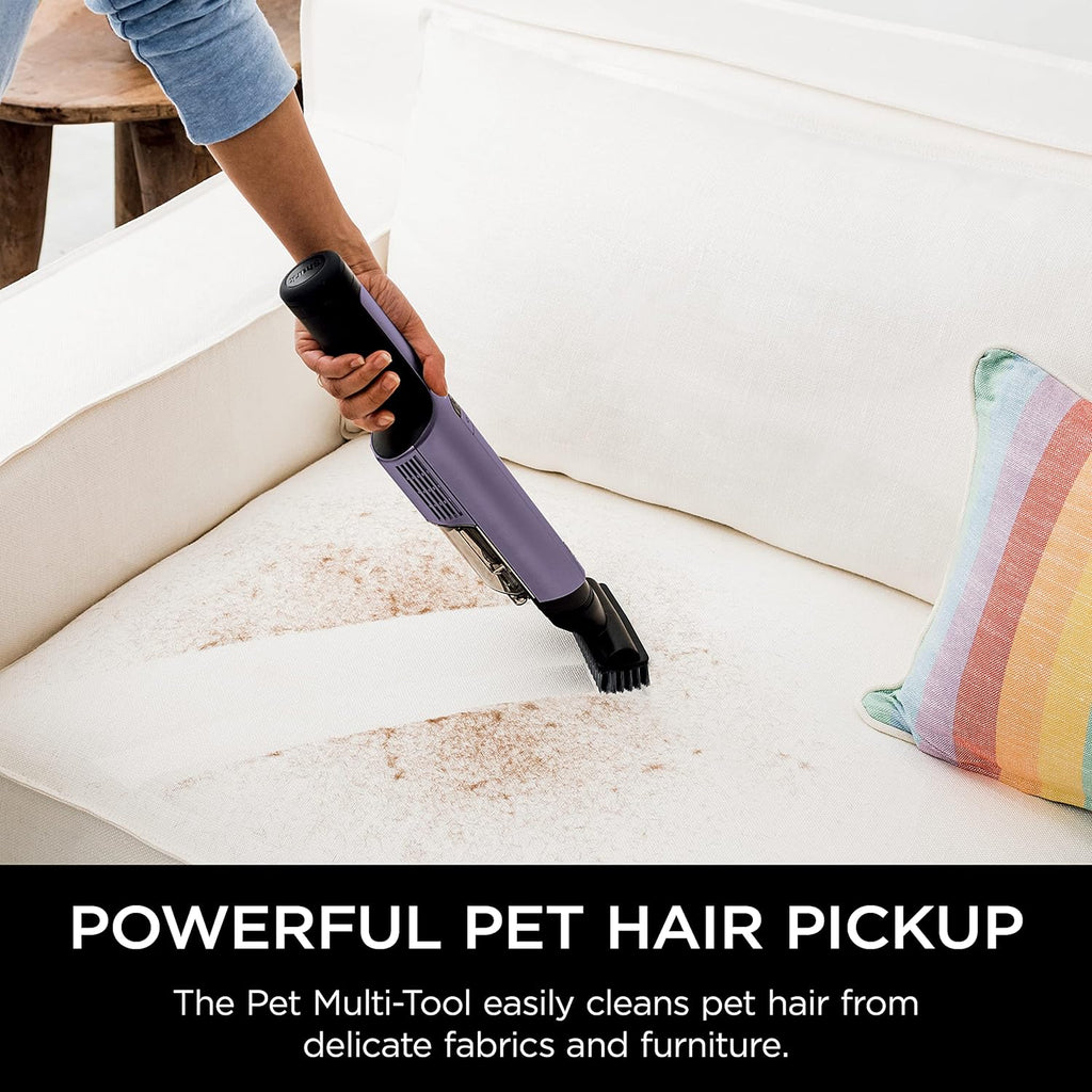 Cordless Hand Vacuum, Ultra-Lightweight and Portable with Powerful Suction and Tools for Pets, Designed for Car and Home, Purple (Renewed)