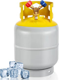 30 LB Refrigerant Recovery Tank for R12, R22, R134A, R410A Refrigerant with 1/4 SAE Y-Valve Liquid/Vapor Reclaim Tank AC Freon Recovery Tank Refrigerant Recovery Cylinder Tank Reusable-FAHKNS