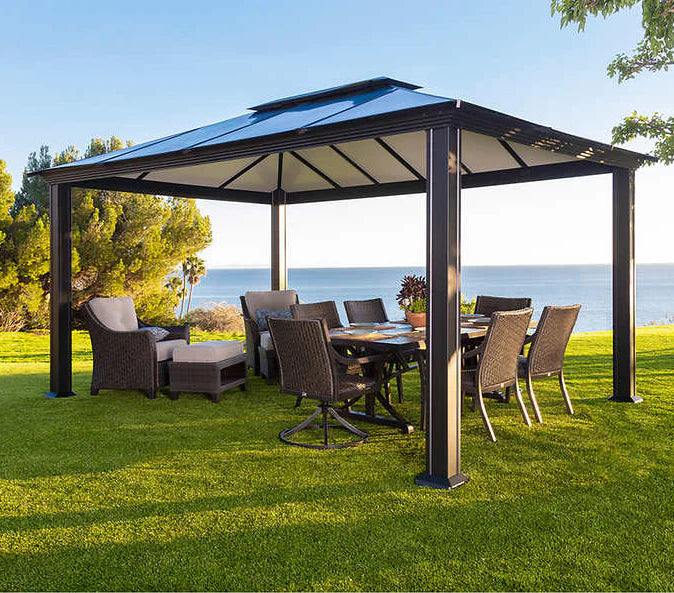 Paragon Santa Monica Aluminum Gazebo(11 ft. x 11 ft.)