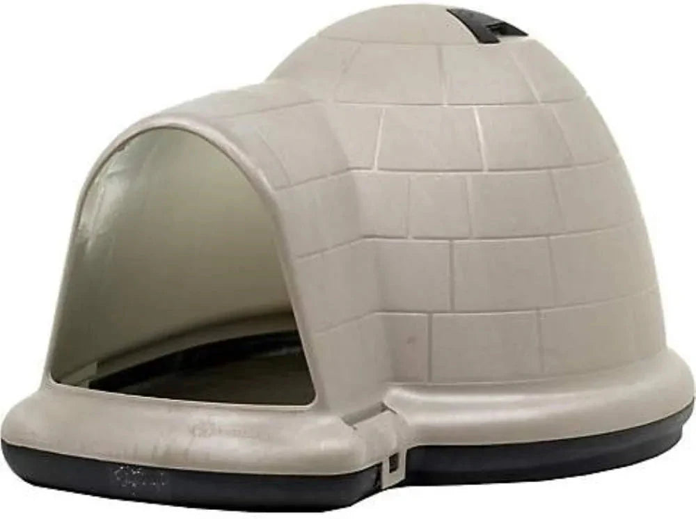 Petmate Indigo Dog House (Igloo Dog House, Made in USA with 90% Recycled Materials, All Weather Protection Pet Shelter) for XL Dogs 90 to 125 pounds, Made in USA(Default Title)