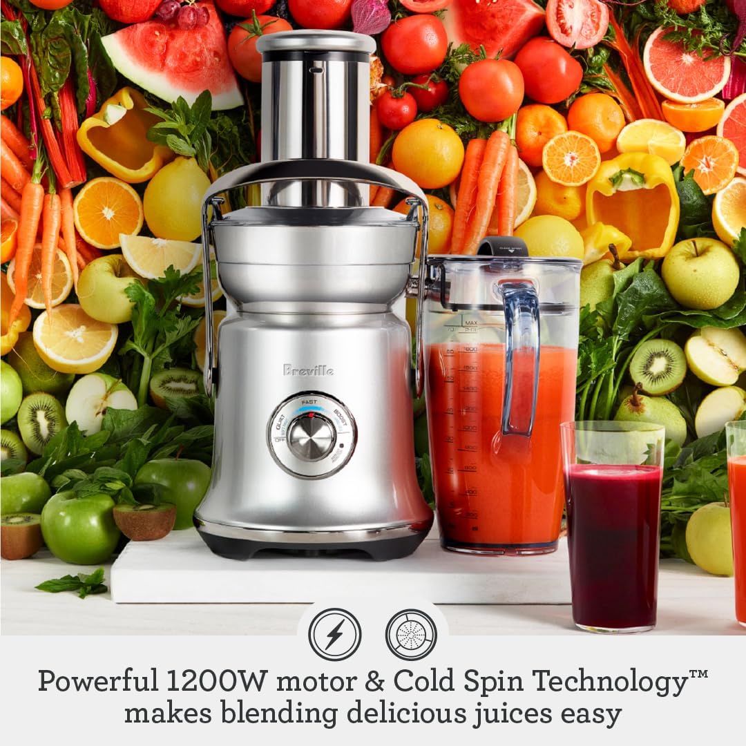 Juice Fountain Cold XL Juicer, Smoked Hickory, BJE830SHY – High Capacity, Easy Clean, Efficient Juicing