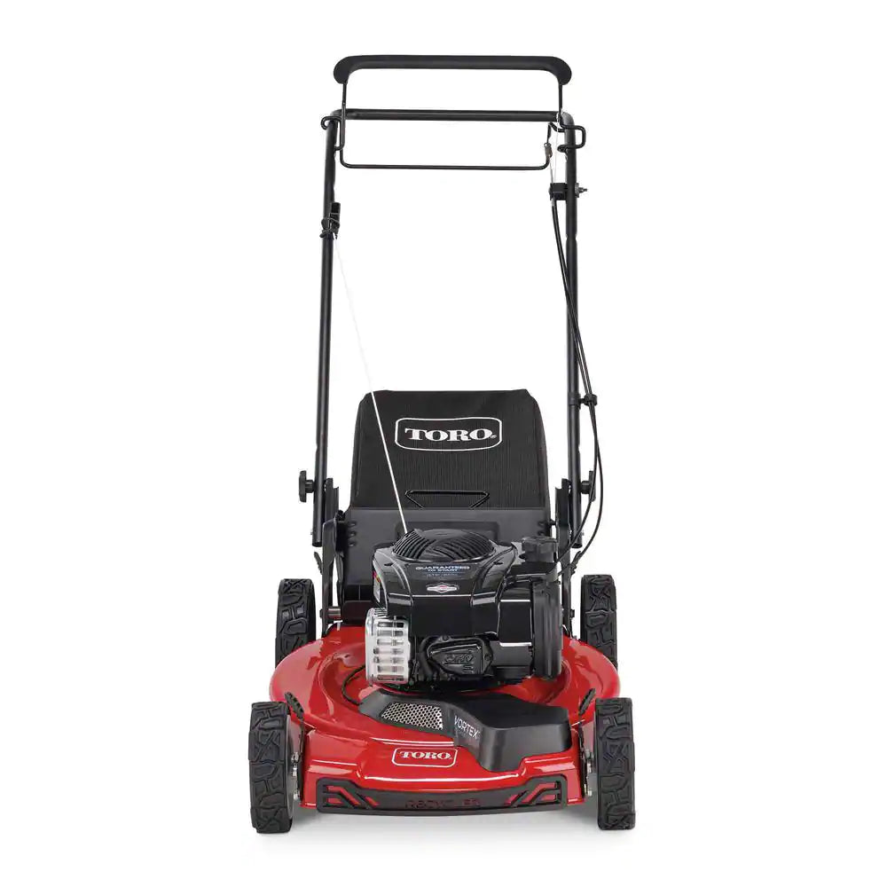 To 22 in. Recycler High Wheel FWD Gas Walk Behind Self Propelled Lawn Mower with Super Bagger