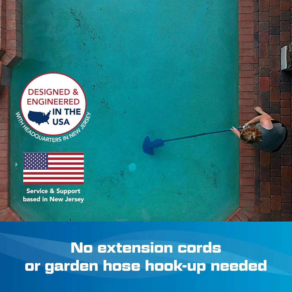 POOL BLASTER Max Cordless Pool Vacuum for Deep Cleaning  Strong Suction, Handheld Rechargeable Swimming Pool Cleaner for Inground and Above Ground Pools, Hoseless Pool Vac by Water Tech(Max)