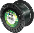 Fiberglass braided fishing line, dark green, length 1500 feet / 65 pounds of force