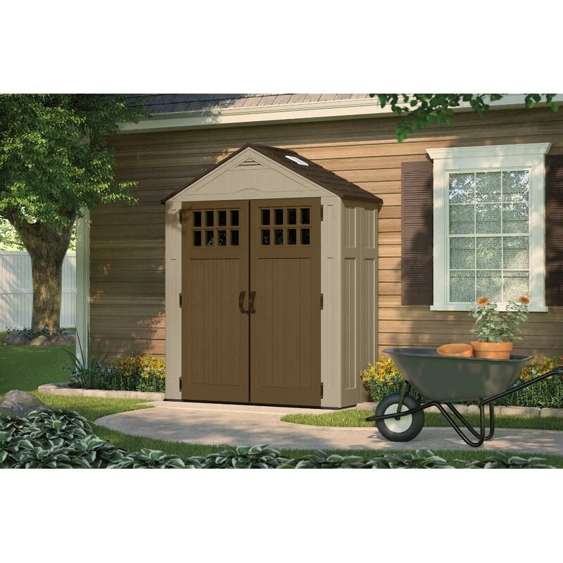 Everett Outdoor 6 ft. W x 3 ft. D Plastic Storage Shed