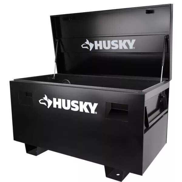 48 IN. W X 24 IN. D STEEL JOB SITE TOOL BOX IN BLACK