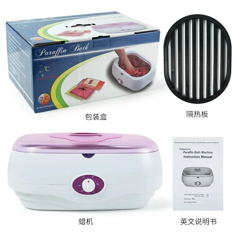 4L Wax Heater Hand Wax Mask Melting Machine Hair Removal Beauty Hot Heater Tool Paraffin Wax Machine for Hand and Feet(Green)