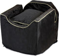 Dog Booster Car Seat for Small Dogs 515lbs, Anti-Car Sickness, Washable Cover(Khaki Quilted)