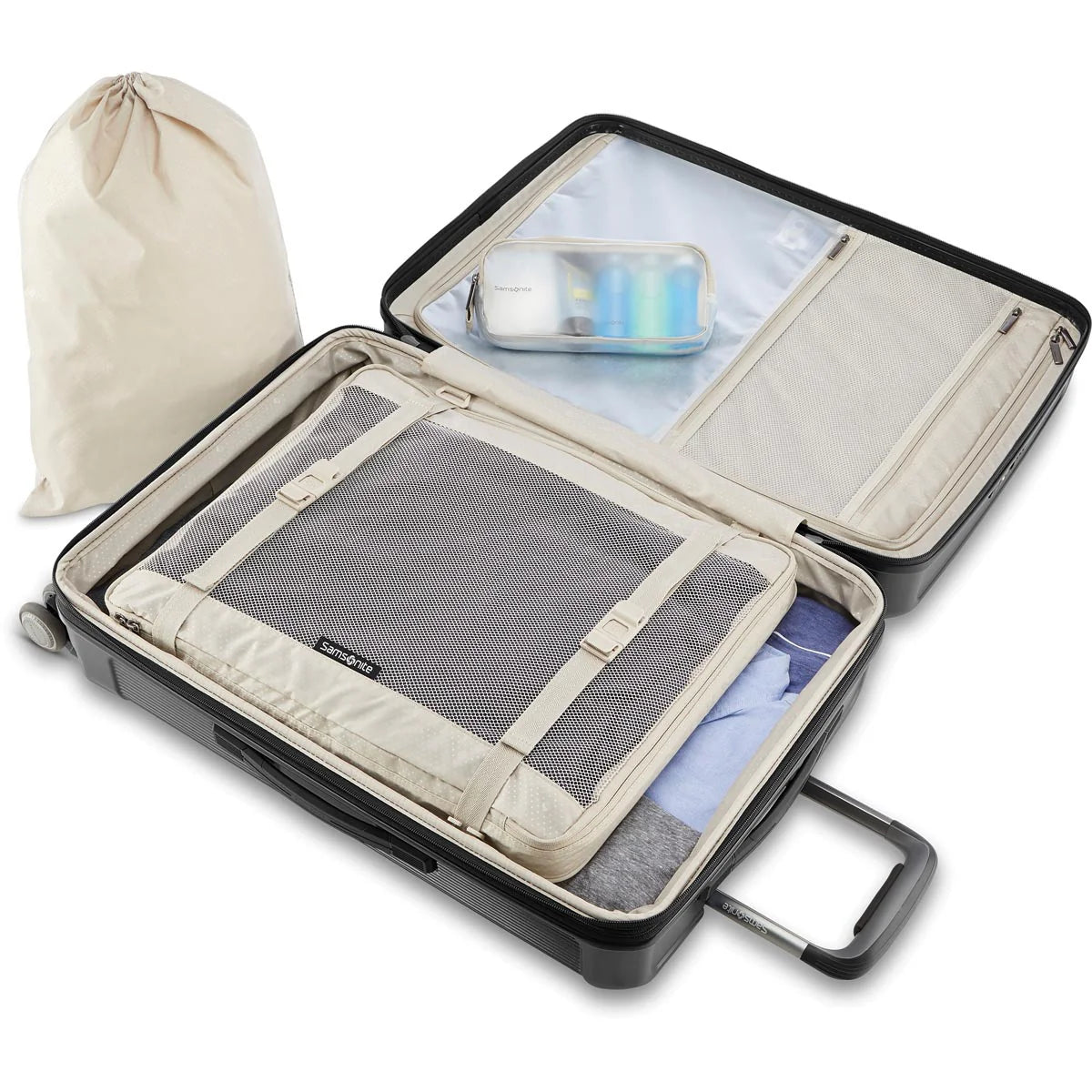 Samsonite Silhouette 17 Medium Hardside Spinner(Aluminum Silver)
