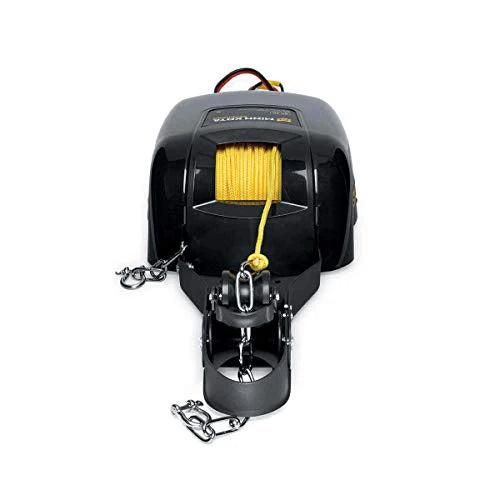 Electric Anchor Winch, 40 lb Capacity, Includes 100 ft Nylon Rope, Easy Install