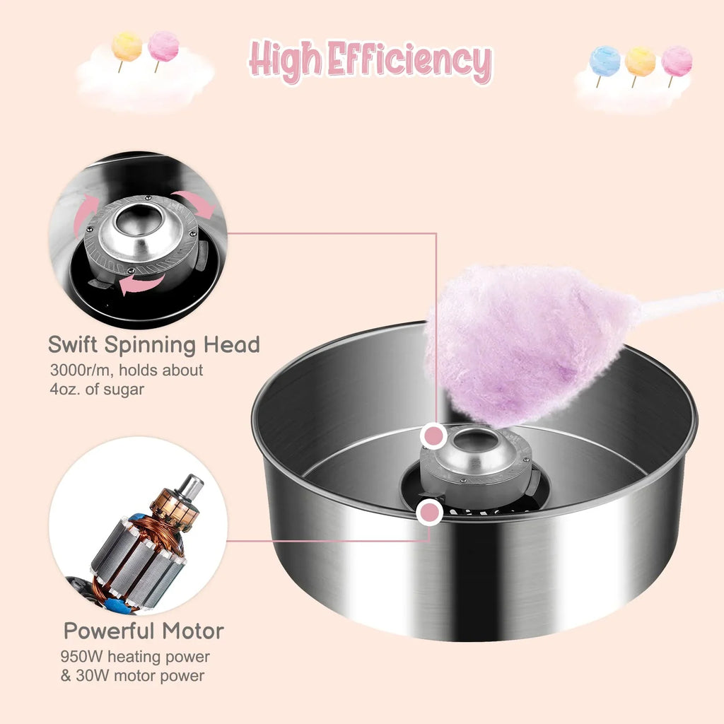21 Inch Cotton Candy Machine Cart