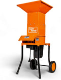 SuperHandy Electric Leaf Shredder, 15A 120V, 11" Steel Blades, 0.5" Capacity, Steel Construction