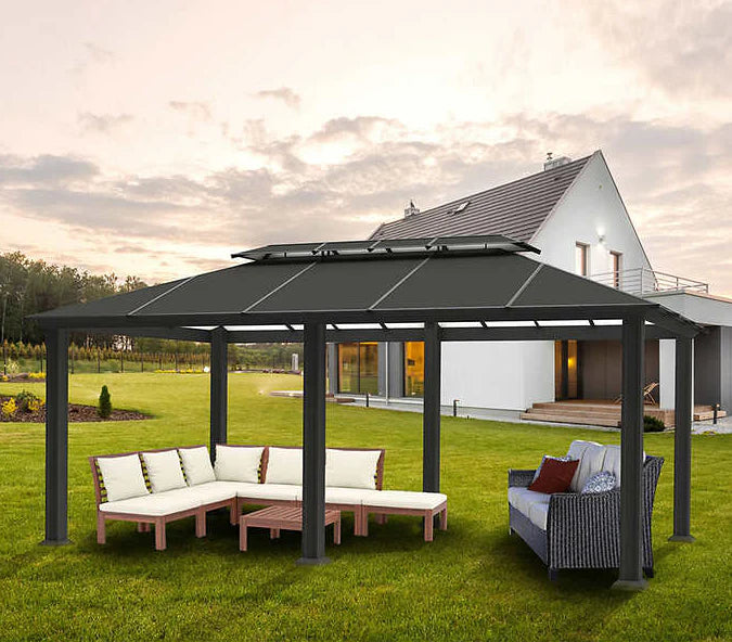 Paragon Santa Monica Aluminum Gazebo(11 ft. x 11 ft.)
