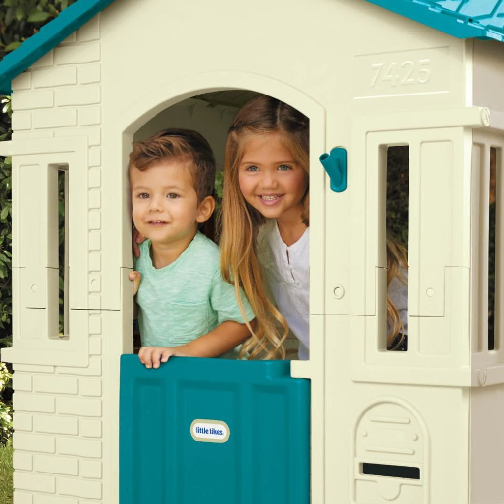Cape Cottage Playhouse - Blue Large(Silver， Blue， Golden)