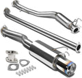 CBE-HC06EX-BT Catback Exhaust System [for 06-11 Honda Civic EX/LX/DX](Round Burnt)