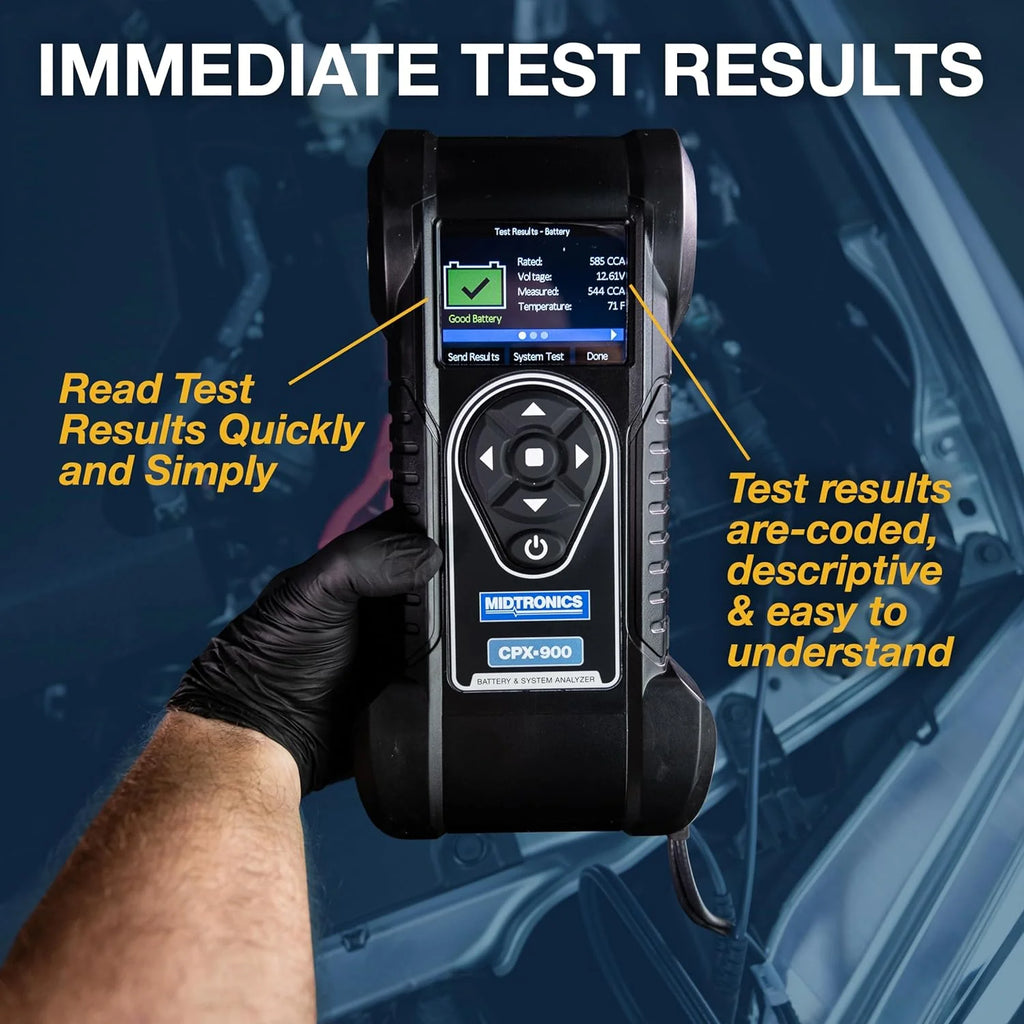 6V  12V Automotive Battery  Electrical System Analyzer Using Conductance Profiling-CPX-900-Identify Batteries with Low Reserve Capacity