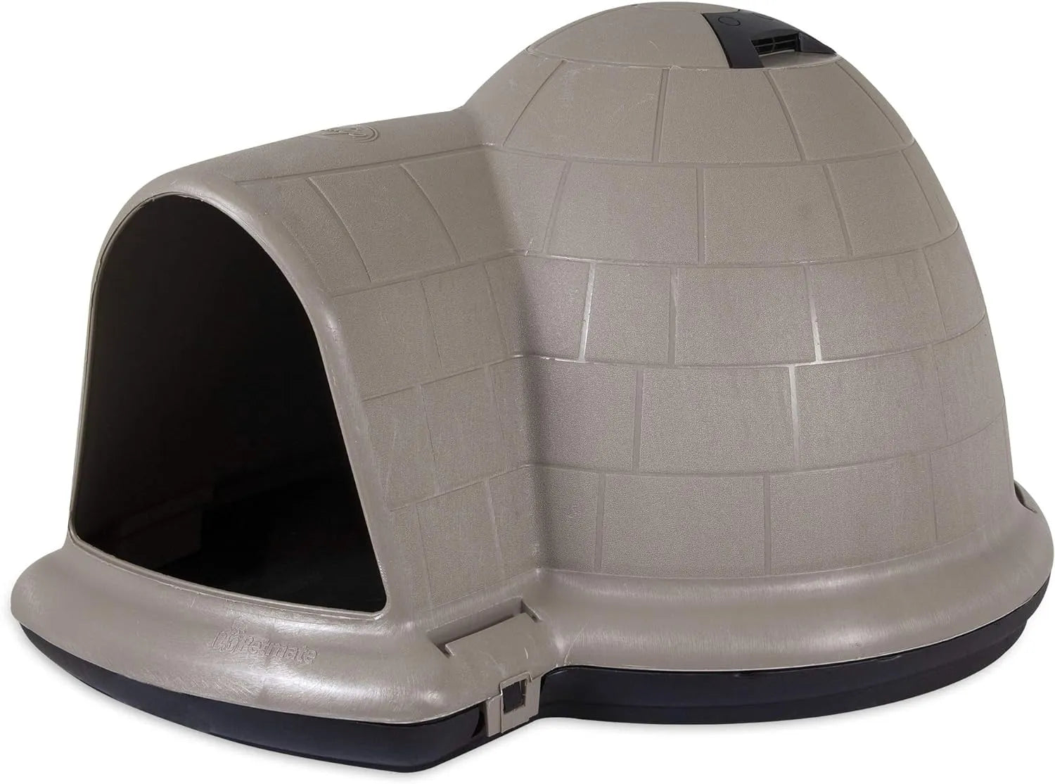 Petmate Indigo Dog House (Igloo Dog House, Made in USA with 90% Recycled Materials, All Weather Protection Pet Shelter) for XL Dogs 90 to 125 pounds, Made in USA