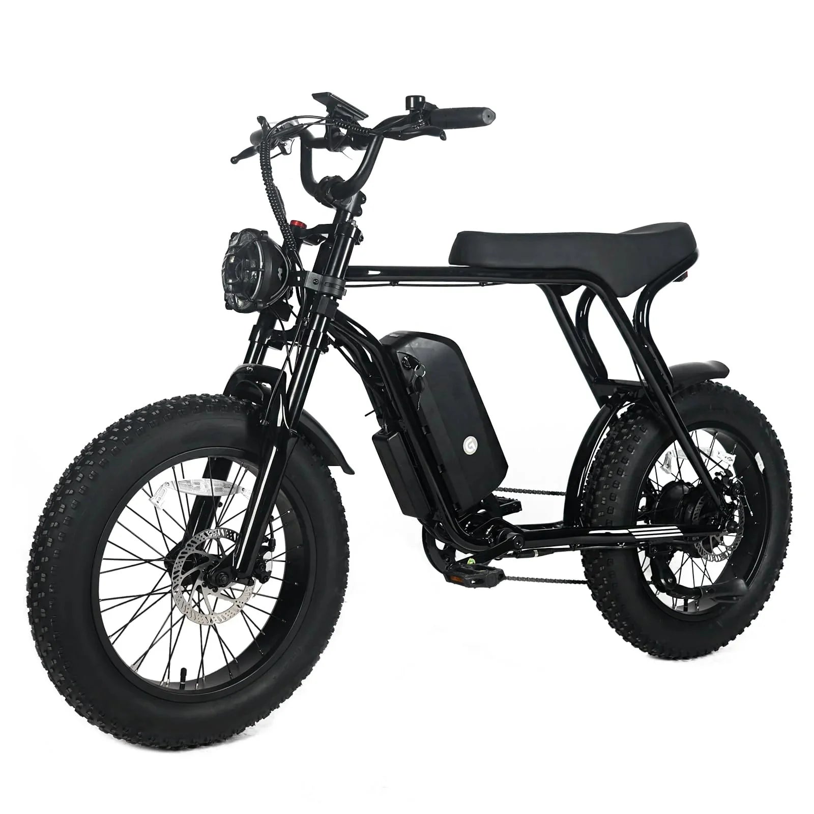 Electric Mountain Bike for Adults | 20 x 4.0 Fat Tires, 1000W Motor, 48V 20Ah Removable Battery, Max Speed 45MPH, Shi Mano 7-Speed for Off-Road Adventures(Black/1000W)