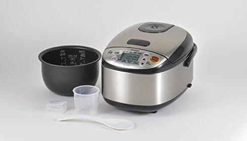 Zojirushi Rice Cooker  Warmer, 3-Cups, Stainless Black