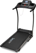 SereneLife Folding Treadmill - Foldable Home Fitness Equipment with LCD for Walking  Running - Cardio Exercise Machine - Preset and Adjustable Programs - Bluetooth Connectivity(SL213 - 6.5 MPH)