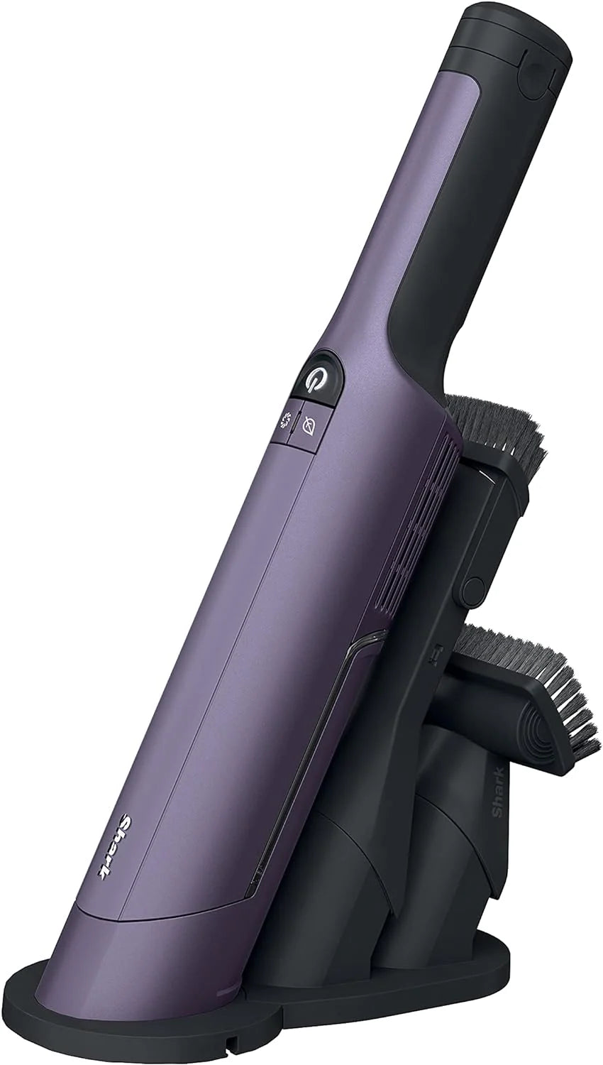 Cordless Hand Vacuum, Ultra-Lightweight and Portable with Powerful Suction and Tools for Pets, Designed for Car and Home, Purple (Renewed)
