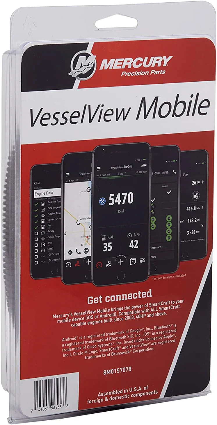 Mobile - Connected Boat Engine System for iOS and Android Devices