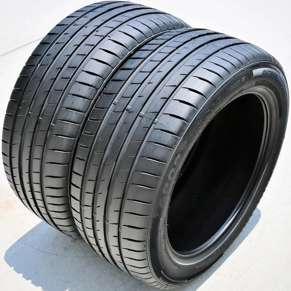 A set of 4 (quad) 275/45R19 ZR 108W XL A/S high-performance all-season tires for: 2008-09 Acura MDX base, 2008 Volkswagen Touareg TDI