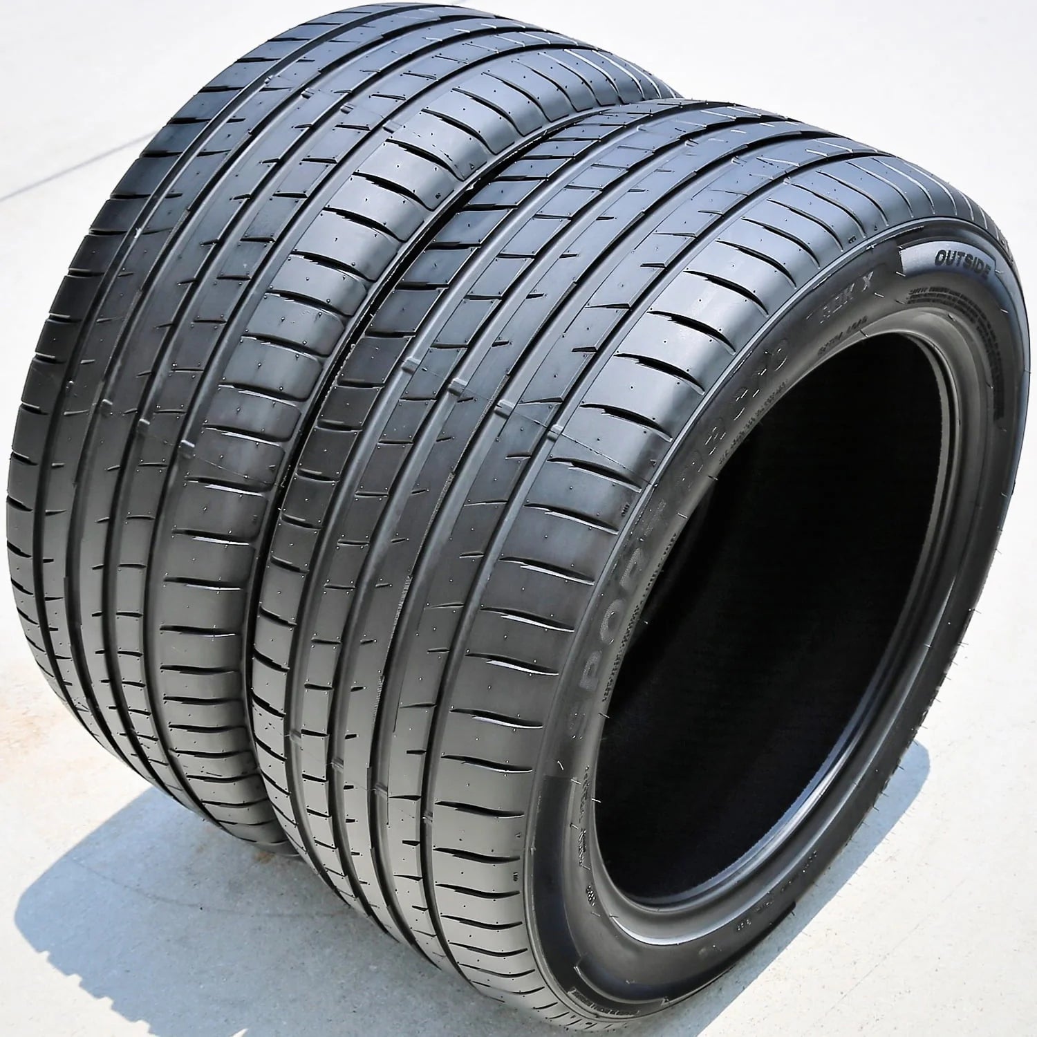 A set of 4 (quad) 275/45R19 ZR 108W XL A/S high-performance all-season tires for: 2008-09 Acura MDX base, 2008 Volkswagen Touareg TDI