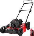 21" 2-in-1 Push Lawn Mower, 125cc Engine, Adjustable Cutting Height, Lightweight, Easy Assembly(21in Gas 140CC)