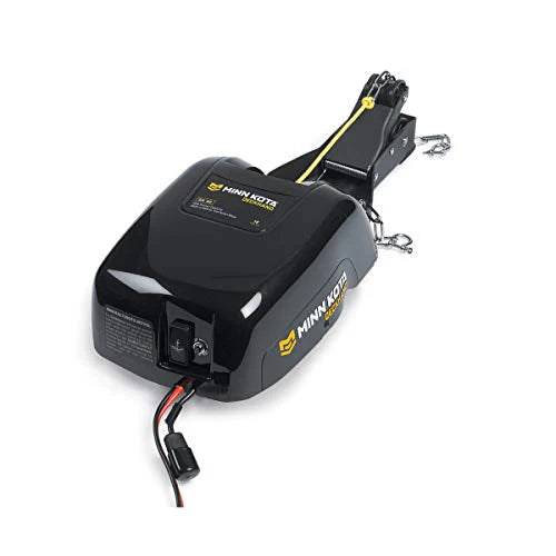 Electric Anchor Winch, 40 lb Capacity, Includes 100 ft Nylon Rope, Easy Install