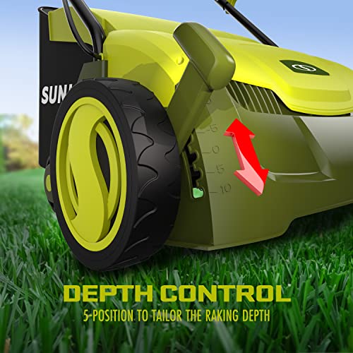 Sun Joe 12-Amp 13-Inch Electric Dethatcher and Scarifier w/Removeable 8-Gallon Collection Bag