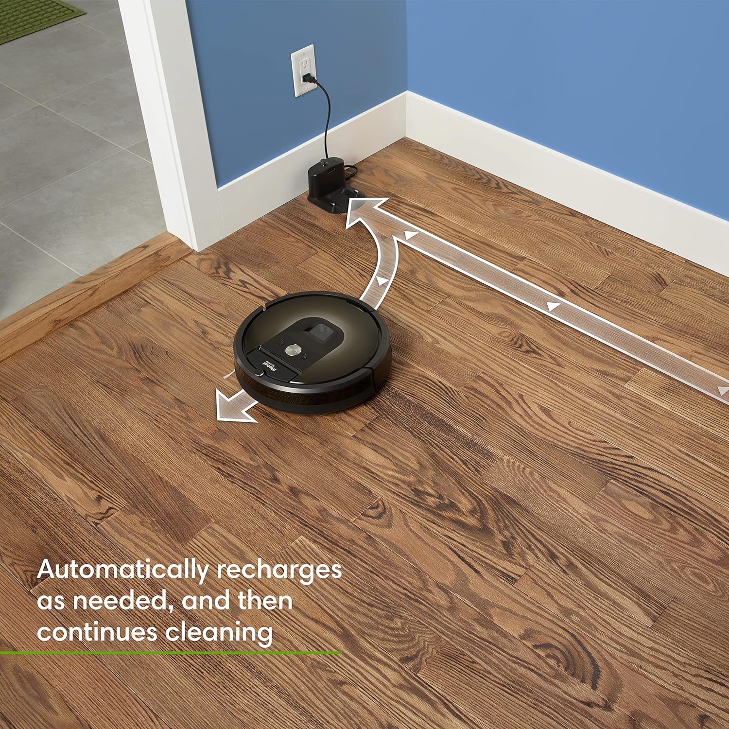 Robot Vacuum-Wi-Fi Connected Mapping, Works with Alexa, Ideal for Pet Hair, Carpets, Hard Floors, Power Boost Technology(Roomba 981)