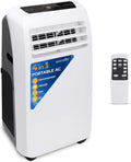 3-in-1 Portable Air Conditioner with Built-in Dehumidifier Function,Fan Mode, Remote Control, Complete Window Mount Exhaust Kit(12，000 BTU + HEAT)