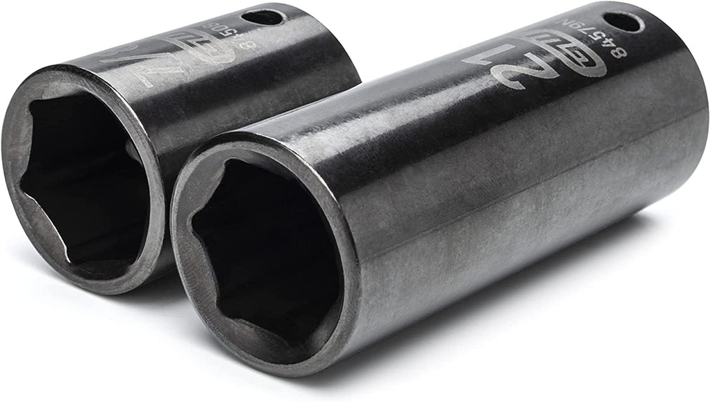 65 Piece 1/2" Drive Standard  Deep SAE/MM Impact Socket Set - 89095