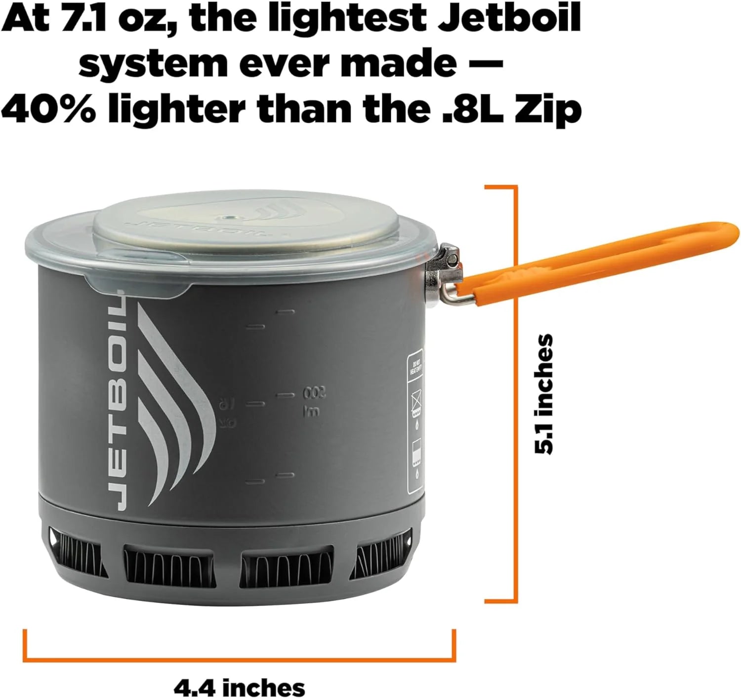 Ultralight Camping  Backpacking Stove System, Nesting Portable Propane/Isobutane Burner with Cooking Cup for Outdoor Trips  Hiking
