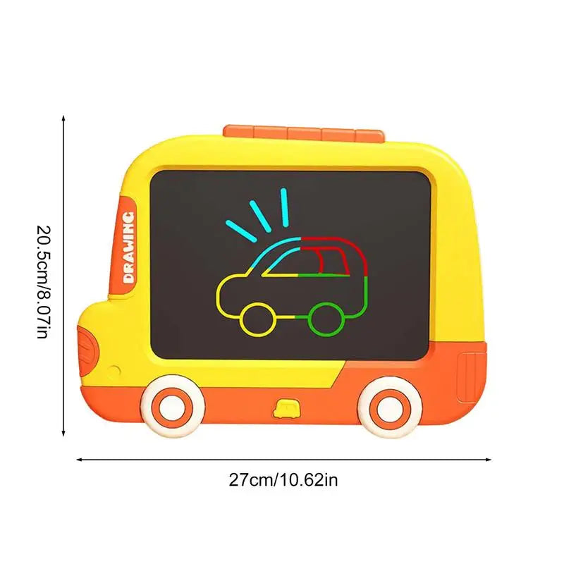 Drawing Board For Kids Reusable And Erasable LCD Writing Board Children Early Learning Education Toy For Kindergarten Living(CHINA/Yellow)